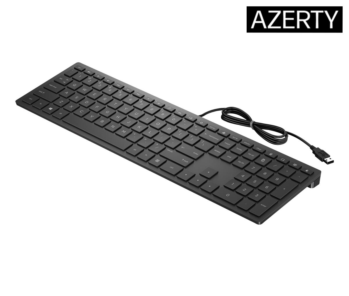 Pavilion Wired Keyboard 300 - Azerty Belgian