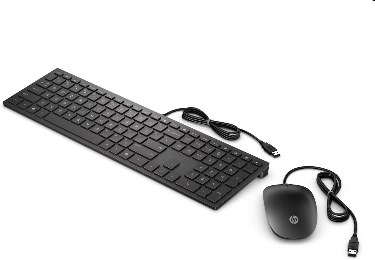Pavilion Wired Keyboard and Mouse 400 - Azerty Belgian