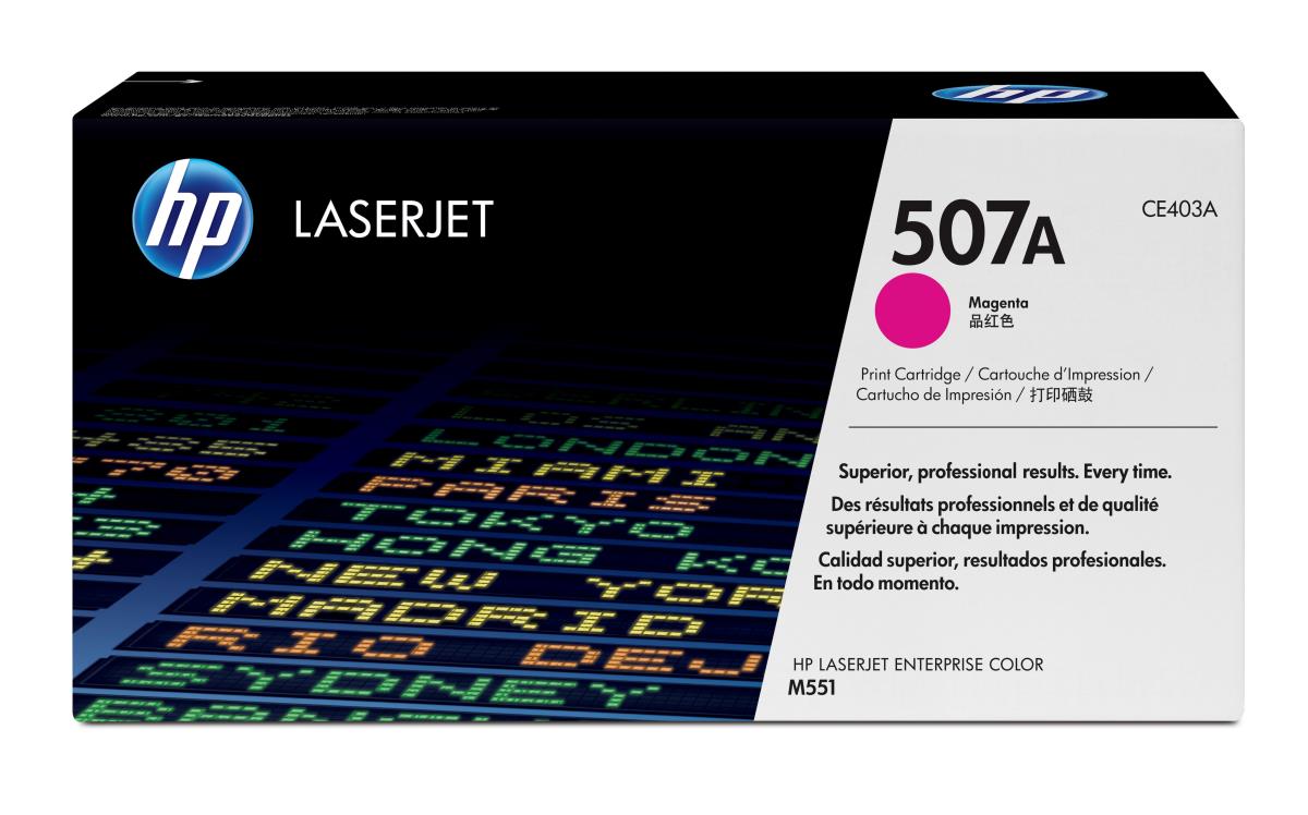 Toner Cartridge - No 507A - 6K Pages - Magenta