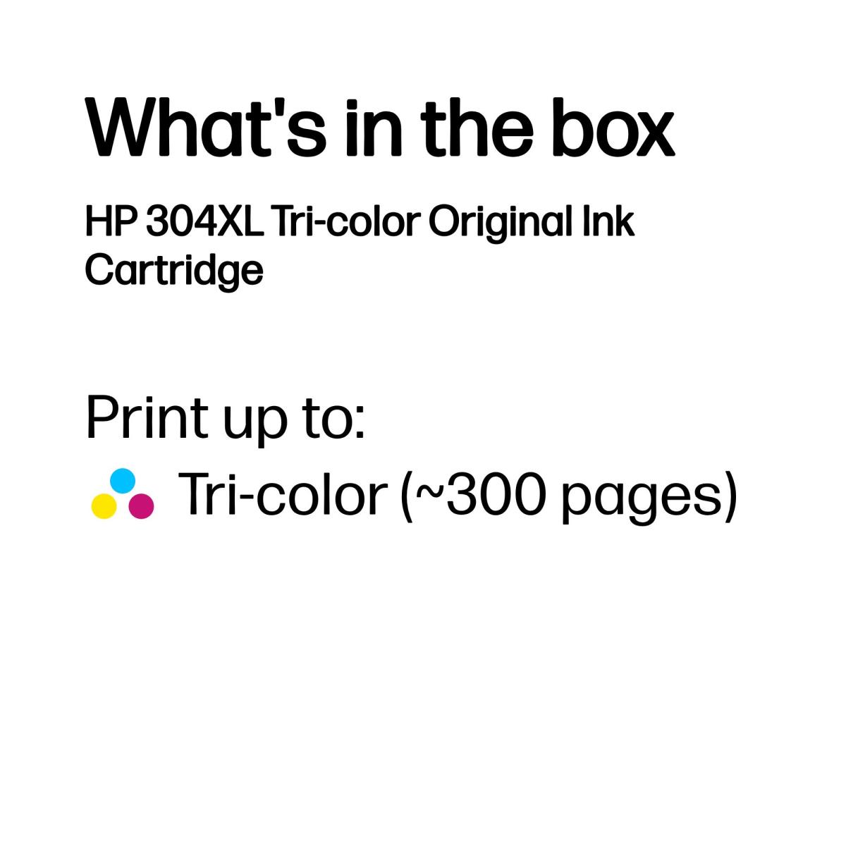 Ink Cartridge - No 304XL - 300 Pages - Tri-Color