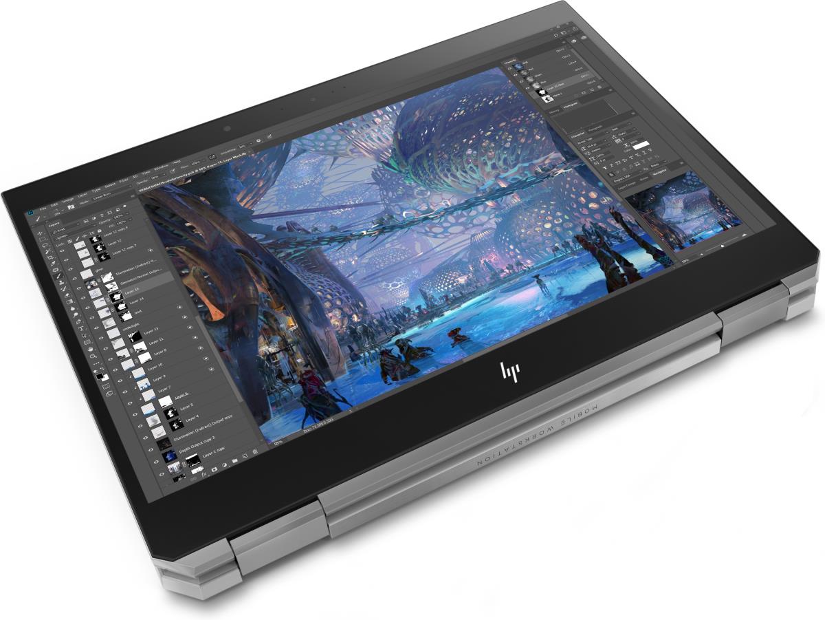 ZBook Studio x360 G5 - 15.6in - E2176M - 32GB RAM - 512GB SSD - P1000 4GB - Win10 Pro - Azerty Belgian