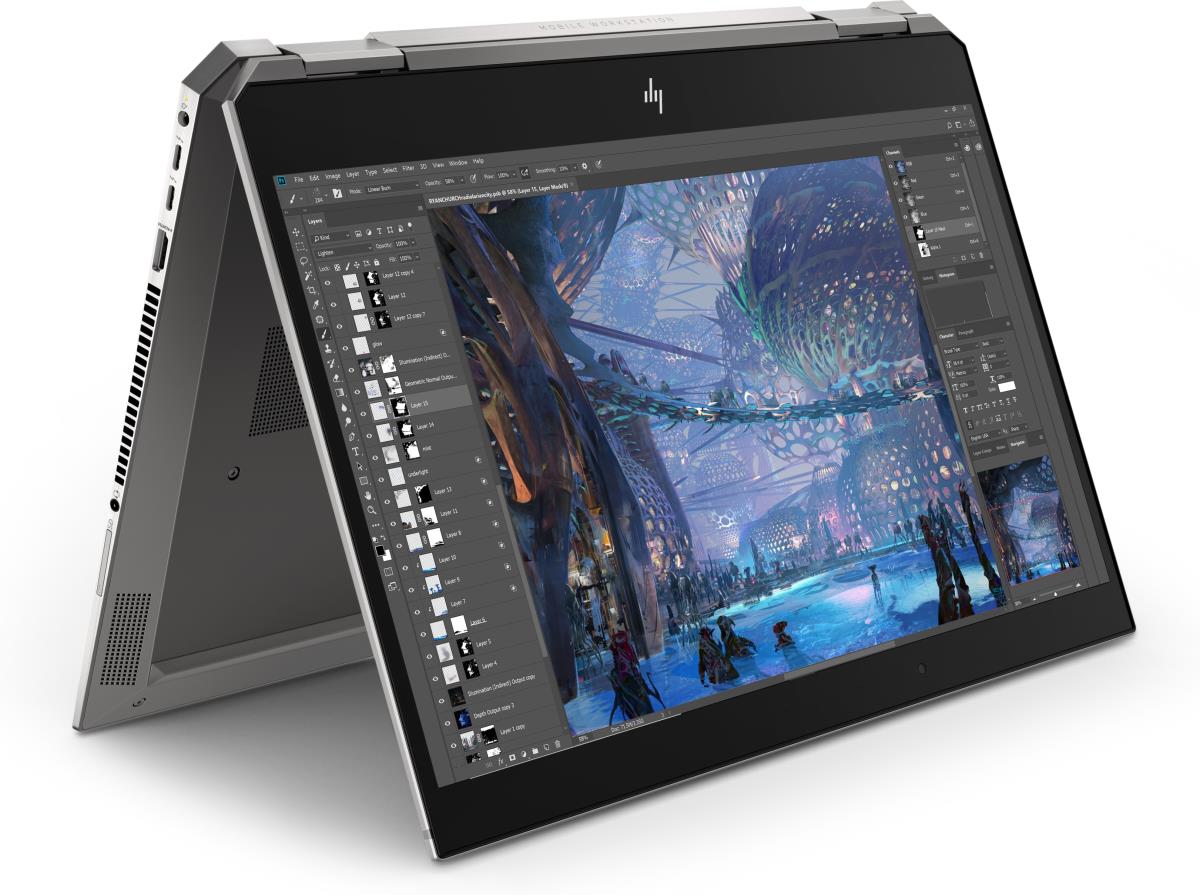 ZBook Studio x360 G5 - 15.6in - E2176M - 32GB RAM - 512GB SSD - P1000 4GB - Win10 Pro - Azerty Belgian