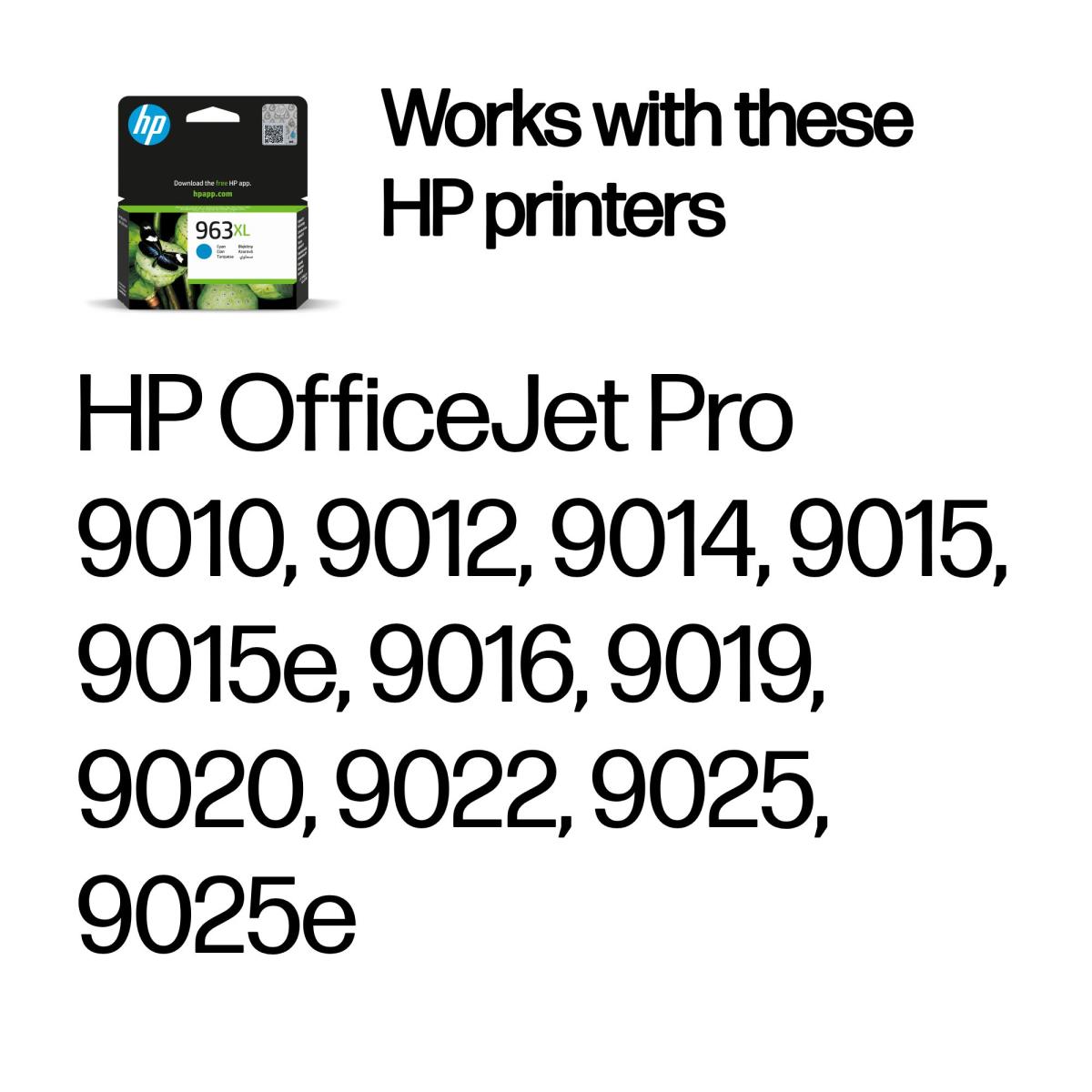 Ink Cartridge - No 963xl - 1.6k Pages - Cyan - Blister