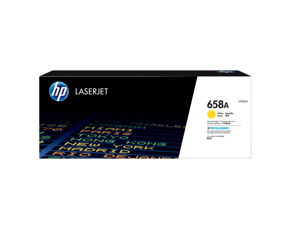Toner Cartridge - No 658A - 6K Pages - Yellow
