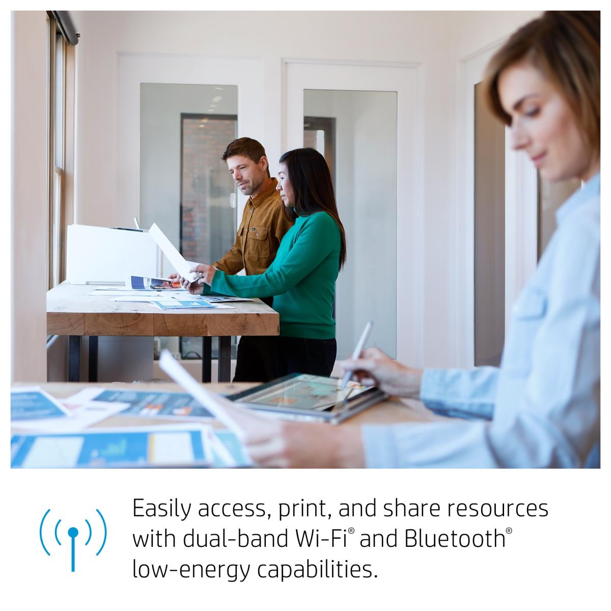 LaserJet Pro M454dw - Color Printer - Laser - A4 - USB / Ethernet /Wi-Fi