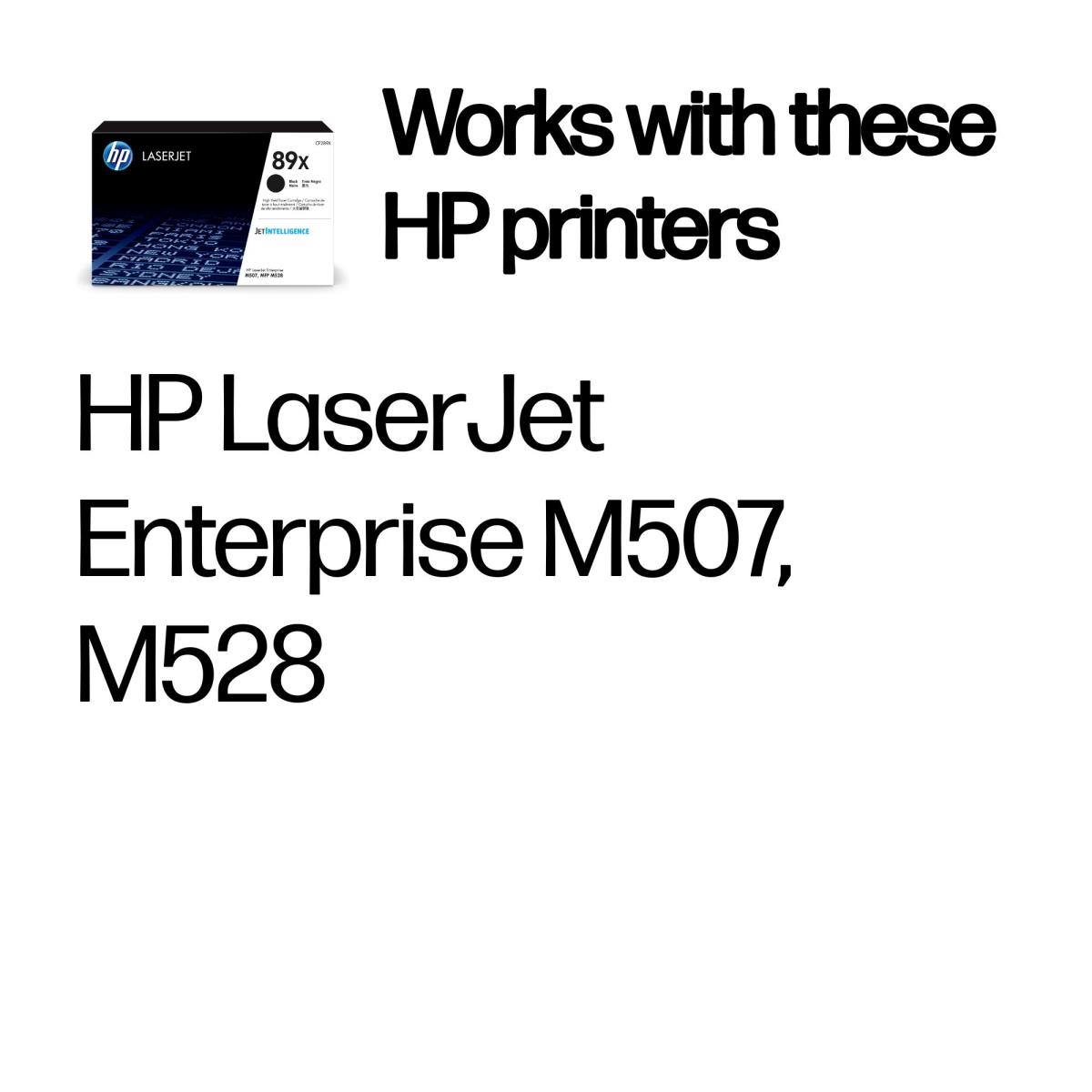 Toner Cartridge - NO 89X - High Yield - 10k Pages - Black