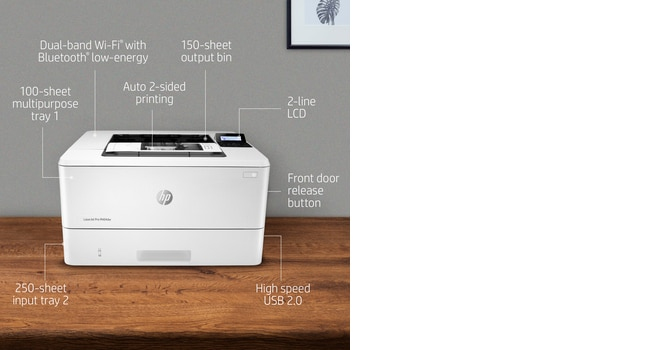 LaserJet Pro M404n - Printer - Laser - A4 - USB / Ethernet