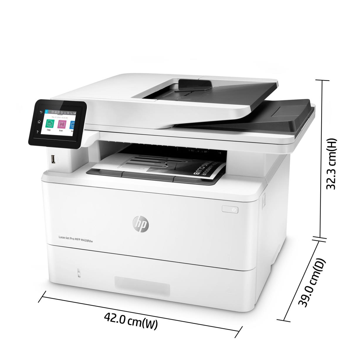 LaserJet Pro M428fdw - Multifunction Printer - Laser - A4 - USB / Ethernet / Wi-Fi
