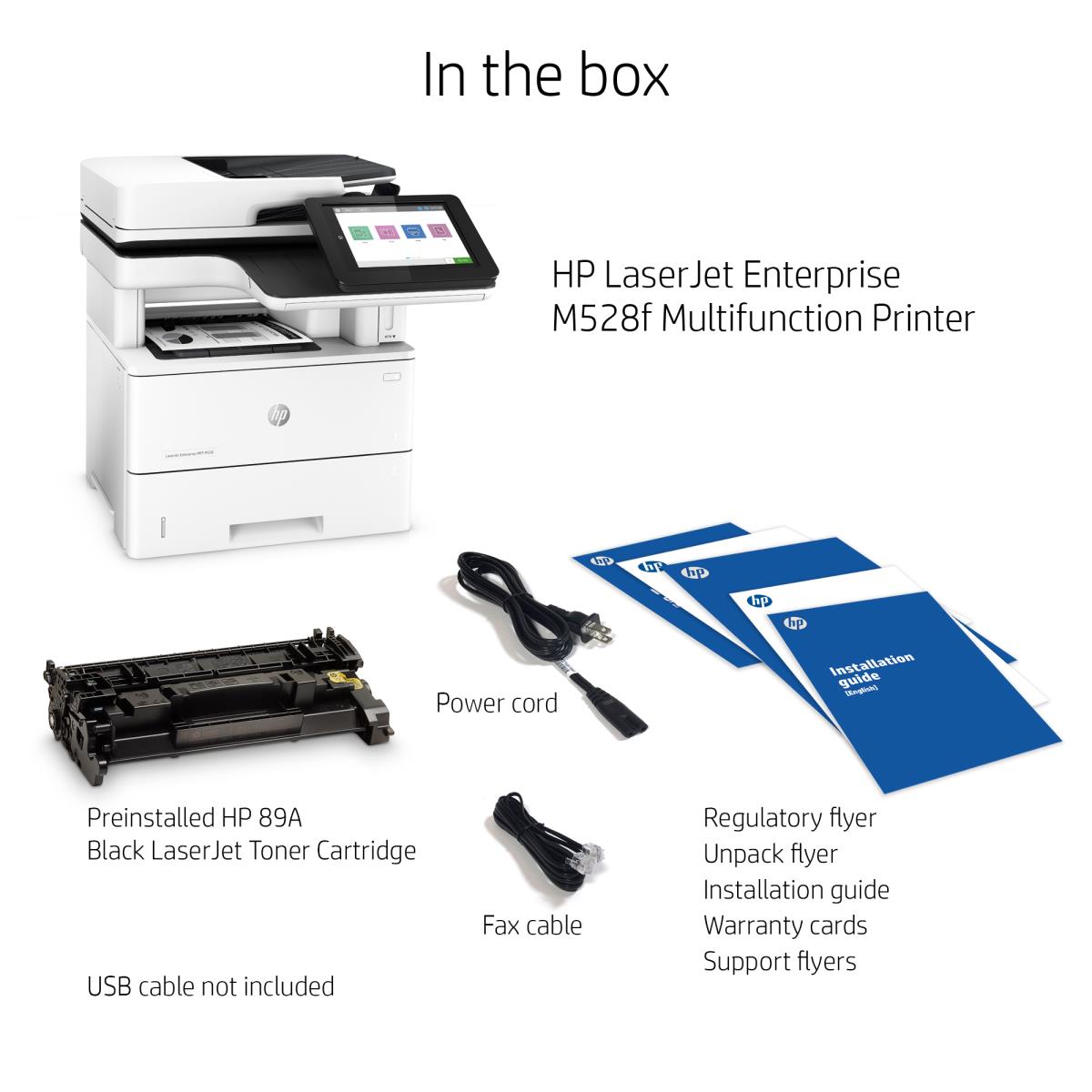 LaserJet Enterprise M528f - Multifunction Printer - Laser - A4 - USB / Ethernet