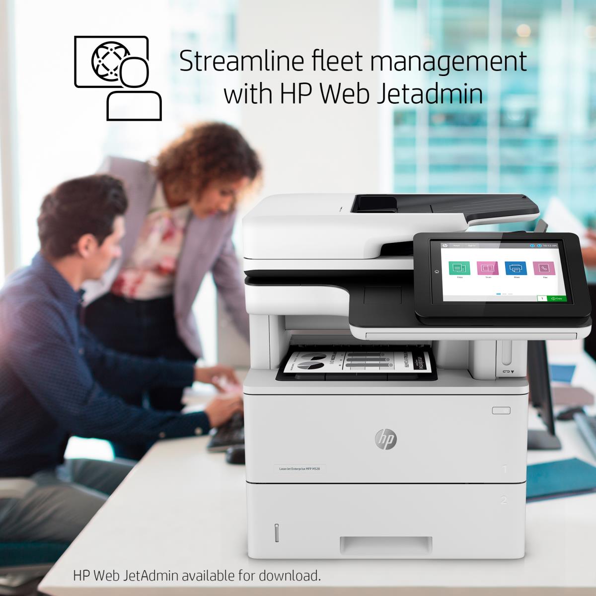 LaserJet Enterprise M528f - Multifunction Printer - Laser - A4 - USB / Ethernet