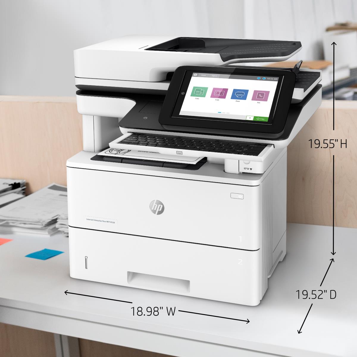 LaserJet Enterprise Flow M528z - Multifunction Printer - Laser - A4 - USB / Ethernet