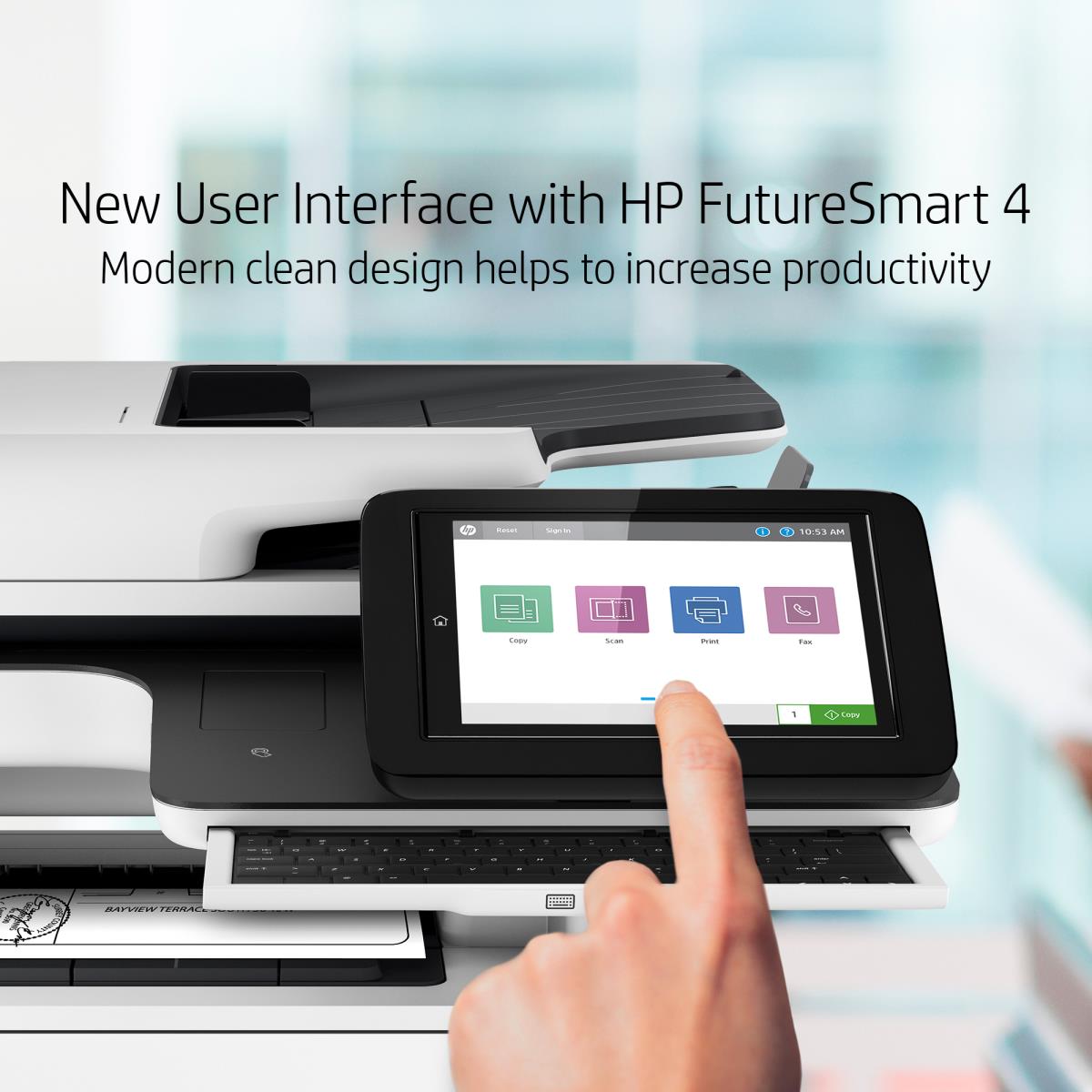 LaserJet Enterprise Flow M528z - Multifunction Printer - Laser - A4 - USB / Ethernet