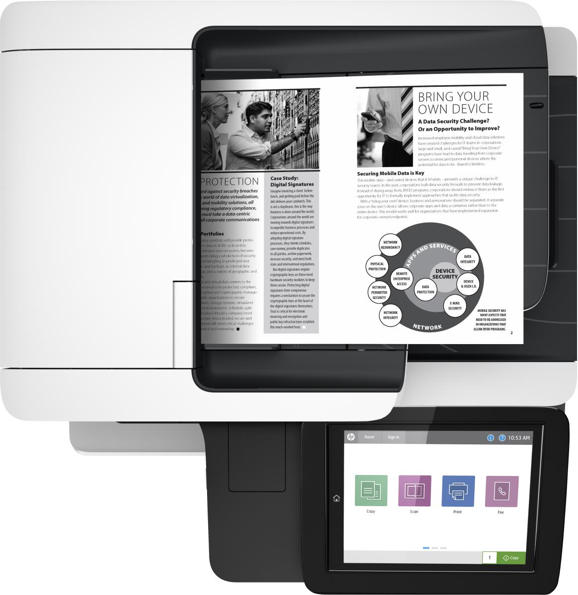 LaserJet Enterprise M528dn - Multifunction Printer - Laser - A4 - USB / Ethernet