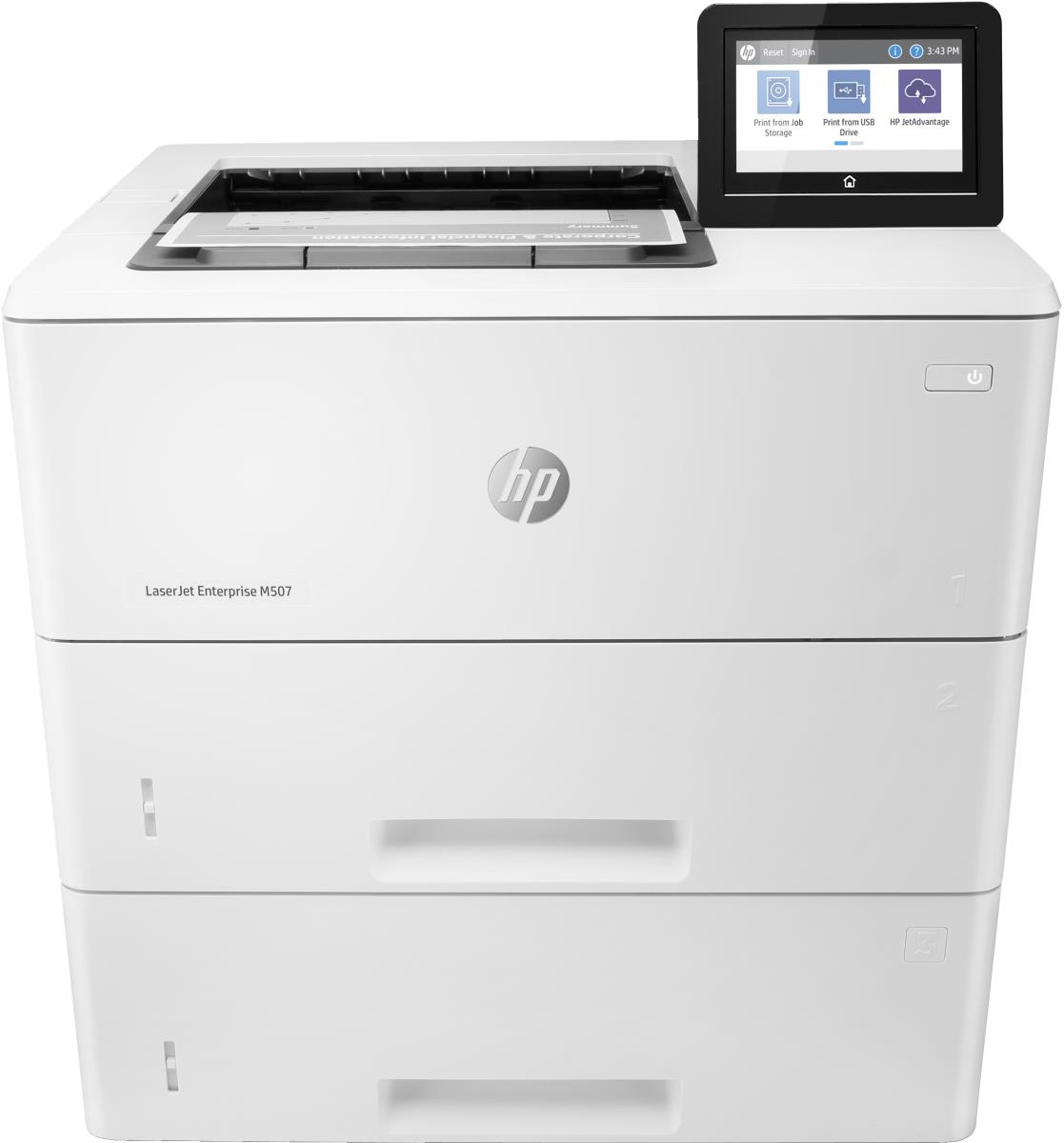 LaserJet Enterprise M507x - Printer - Laser - A4 - USB / Ethernet / Wi-Fi