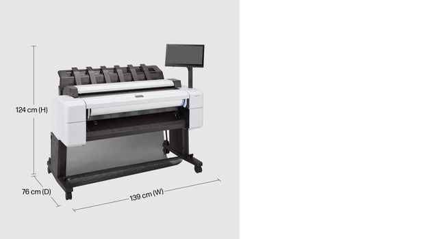 DesignJet T2600 PostScript - Color Multifunction Printer - Inkjet - 36in - USB / Ethernet