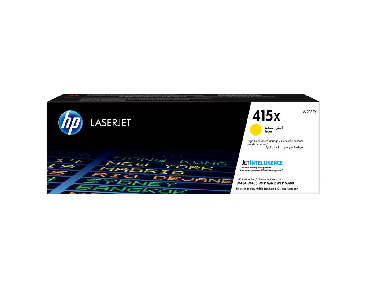 Toner Cartridge - No 415X - High Yield - 6k Pages - Yellow