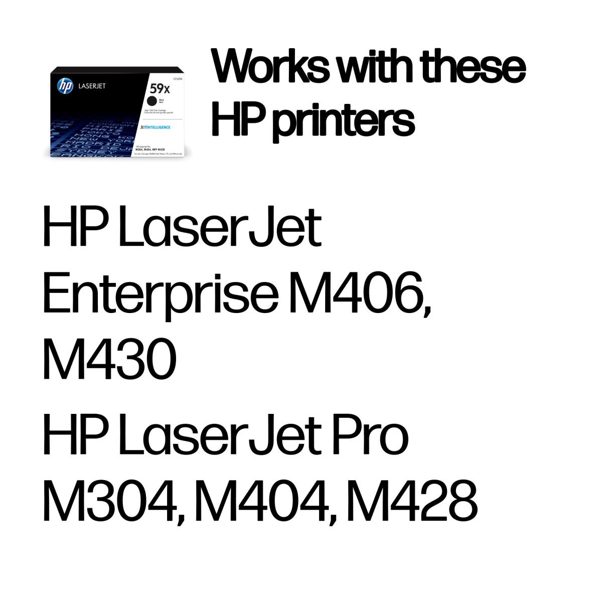 Toner Cartridge - No 59X - High Yield - 10k Pages - Black