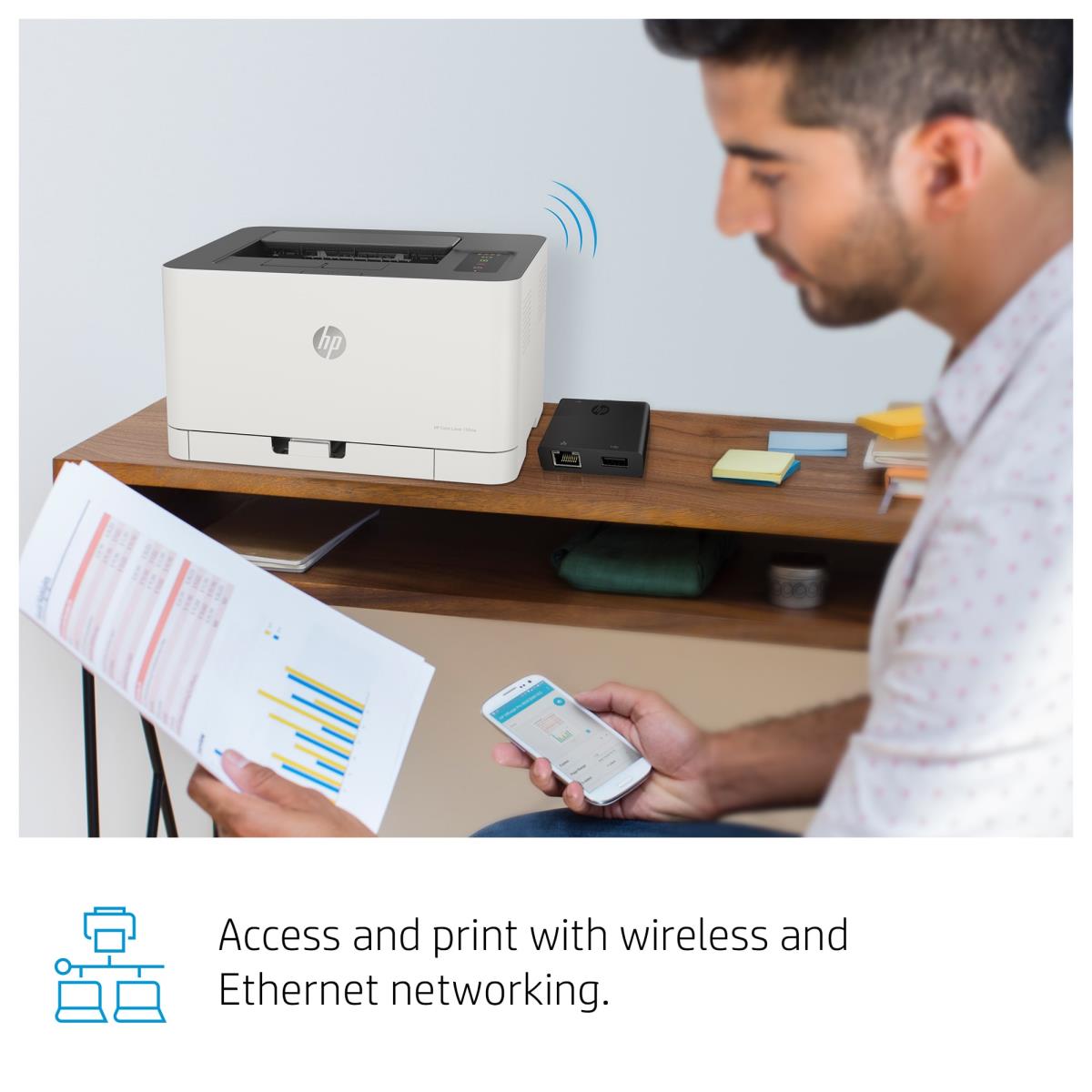 LaserJet Pro 150nw - Color Printer - Laser - A4 - USB / Ethernet / Wi-Fi