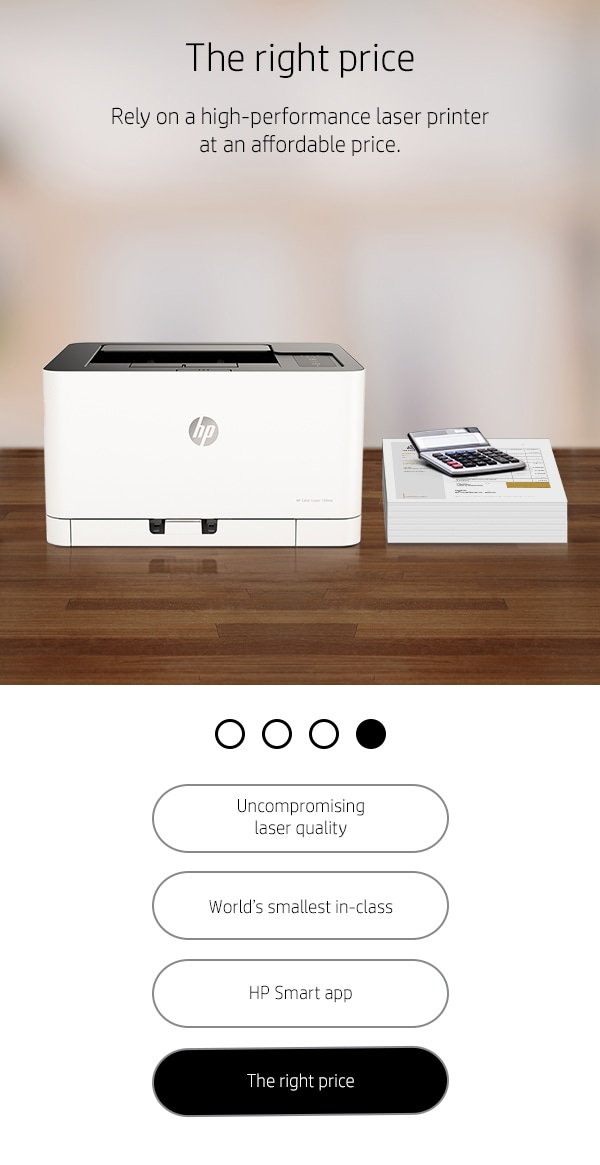 LaserJet Pro 150nw - Color Printer - Laser - A4 - USB / Ethernet / Wi-Fi