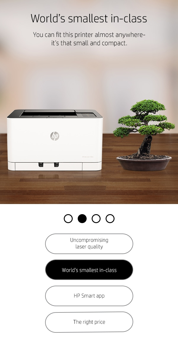 LaserJet Pro 150nw - Color Printer - Laser - A4 - USB / Ethernet / Wi-Fi