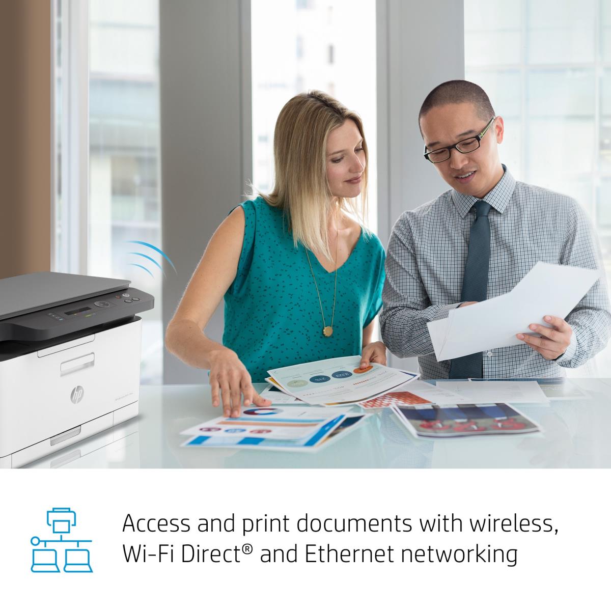 LaserJet Pro 178nw - Color Multifunction Printer - Laser - A4 - USB / Ethernet / Wi-Fi