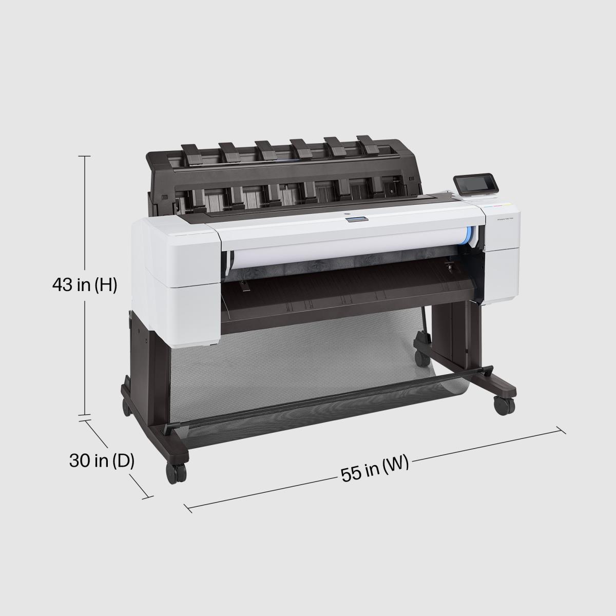 DesignJet T1600 PostScript - Color Printer - Inkjet - 36in - Ethernet