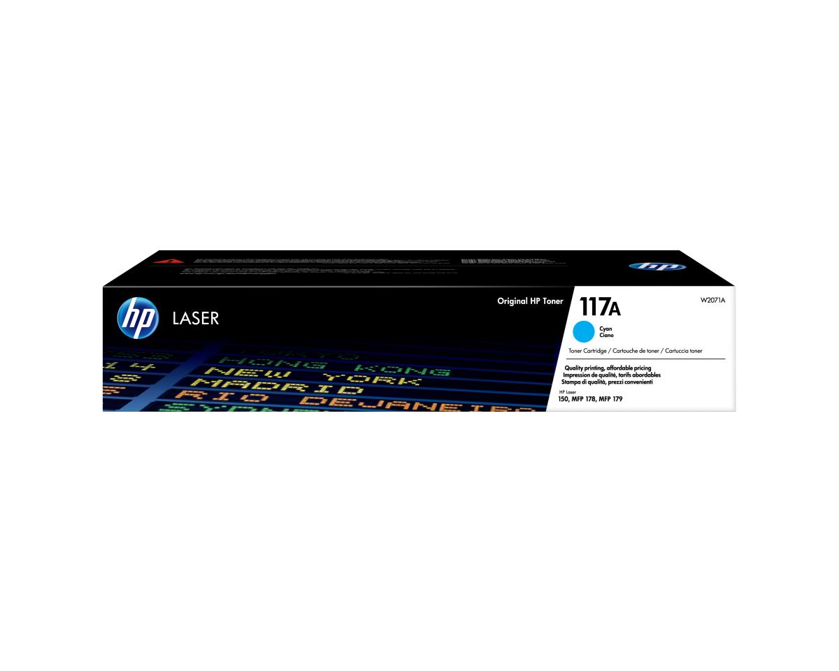 Toner Cartridge - No 117A - 700 Pages - Cyan