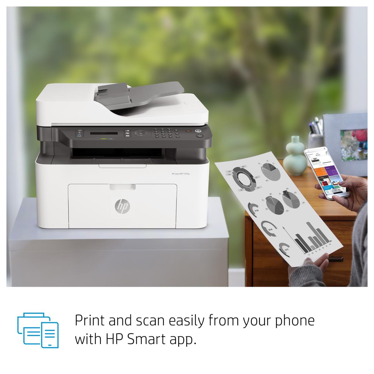 LaserJet Pro 137fnw - Multifunction Printer - Laser - A4 - USB / Ethernet / Wi-Fi
