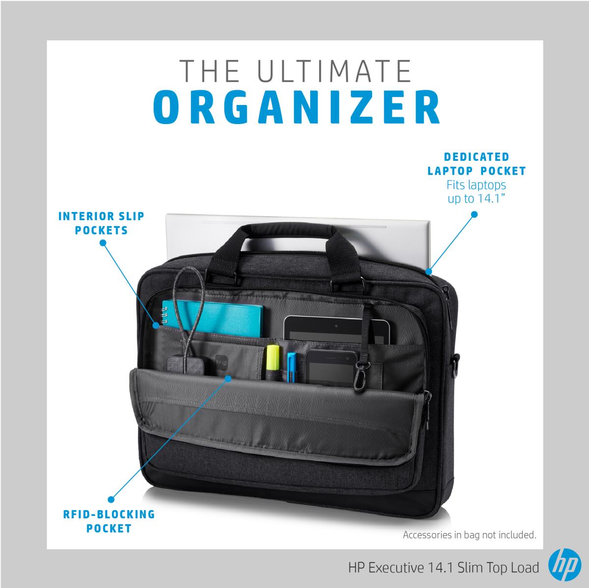 Executive - 14.1in Slim Notebook Top-Loading Case