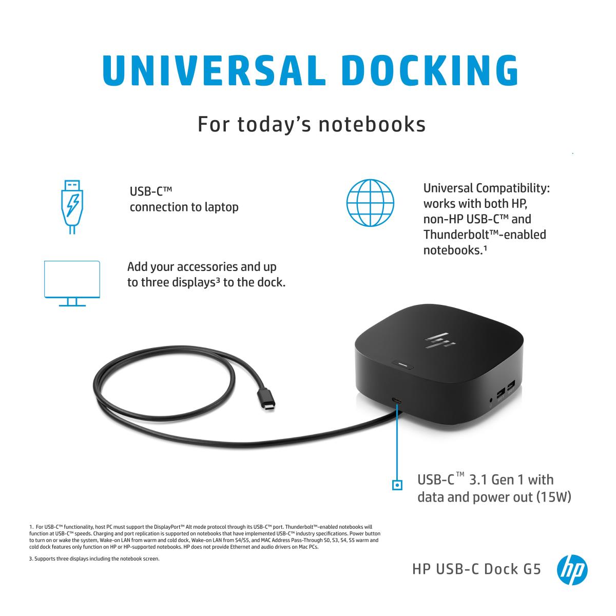 Docking Station USB-C G5 - Black