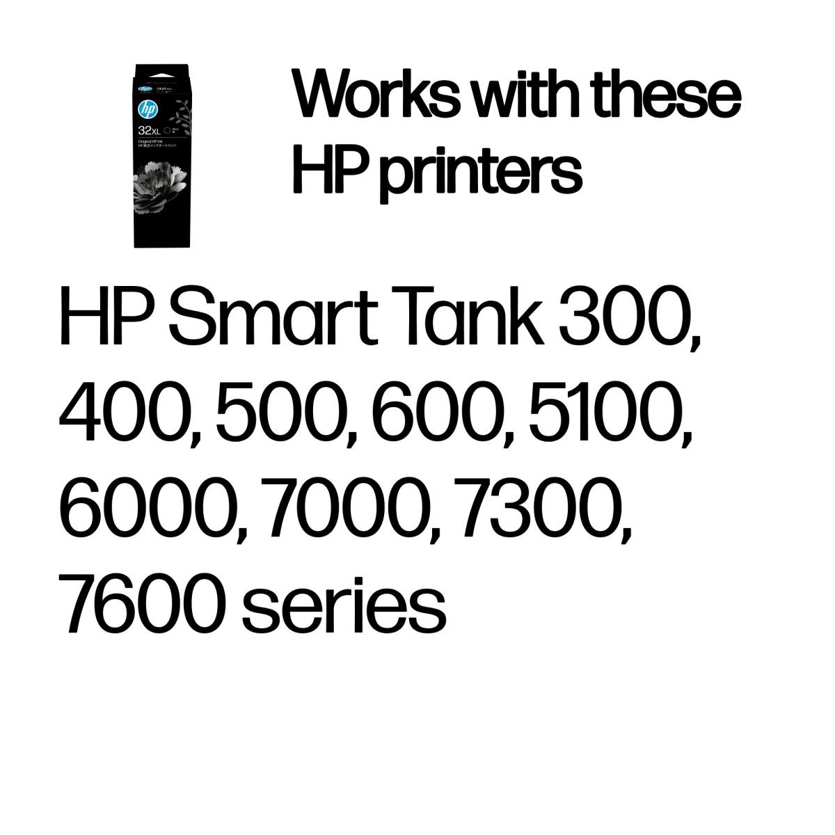 32XL 135-ml Black Original Ink Bottle