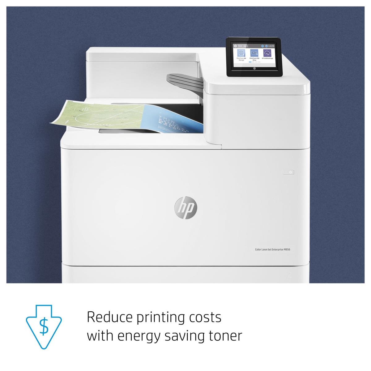 LaserJet Enterprise M856dn - Color Printer - Laser - A3 - USB / Ethernet