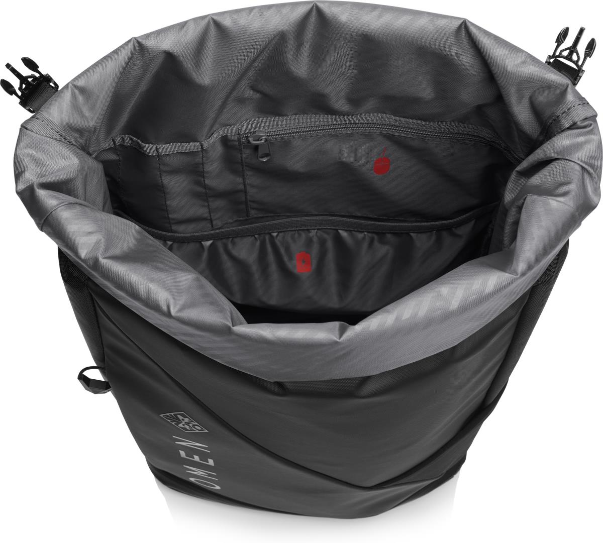 OMEN Transceptor - 15.6in Notebook Rolltop Backpack - Black