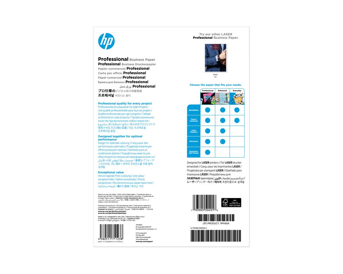 Laser Professional Business Paper - A4, Glossy, 200gsm