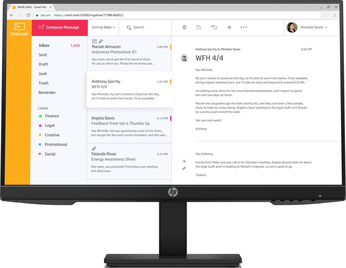Desktop Monitor - P24h G4 - 24in - 1920x1080 (FHD)