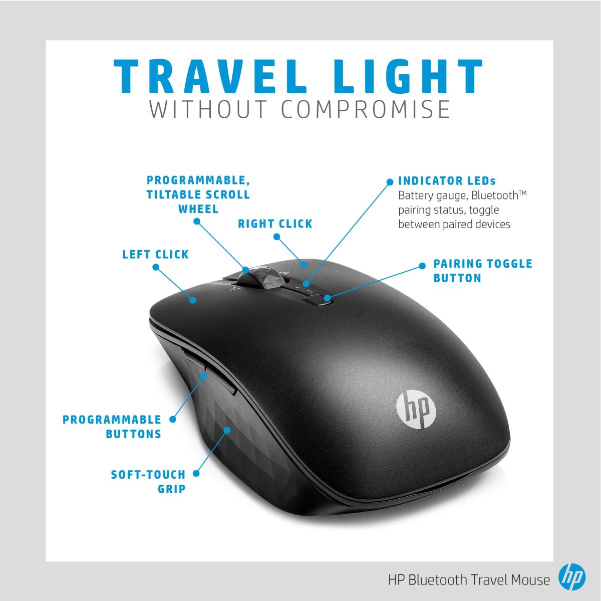 Bluetooth Travel Mouse (6SP30AA)