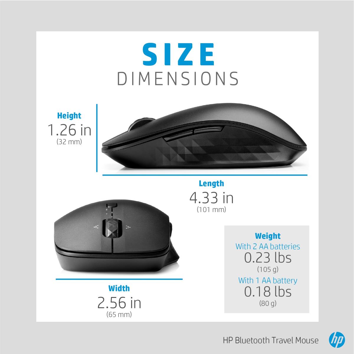 Bluetooth Travel Mouse (6SP30AA)