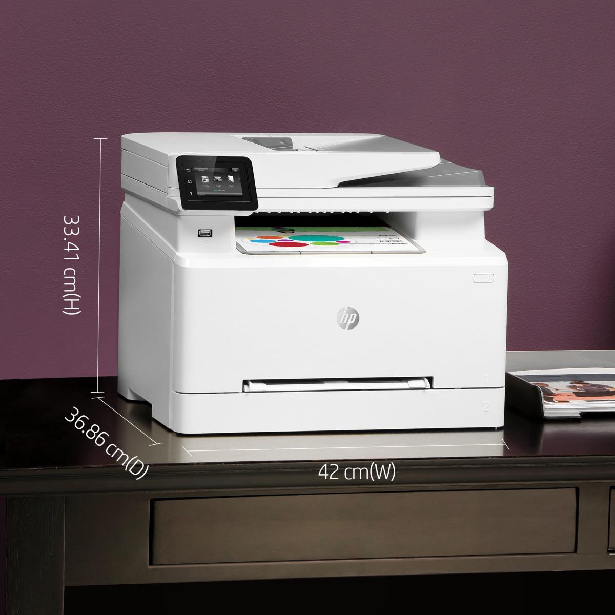 LaserJet Pro M282nw - Color Multifunction Printer - Laser - A4 - USB / Ethernet /Wi-Fi