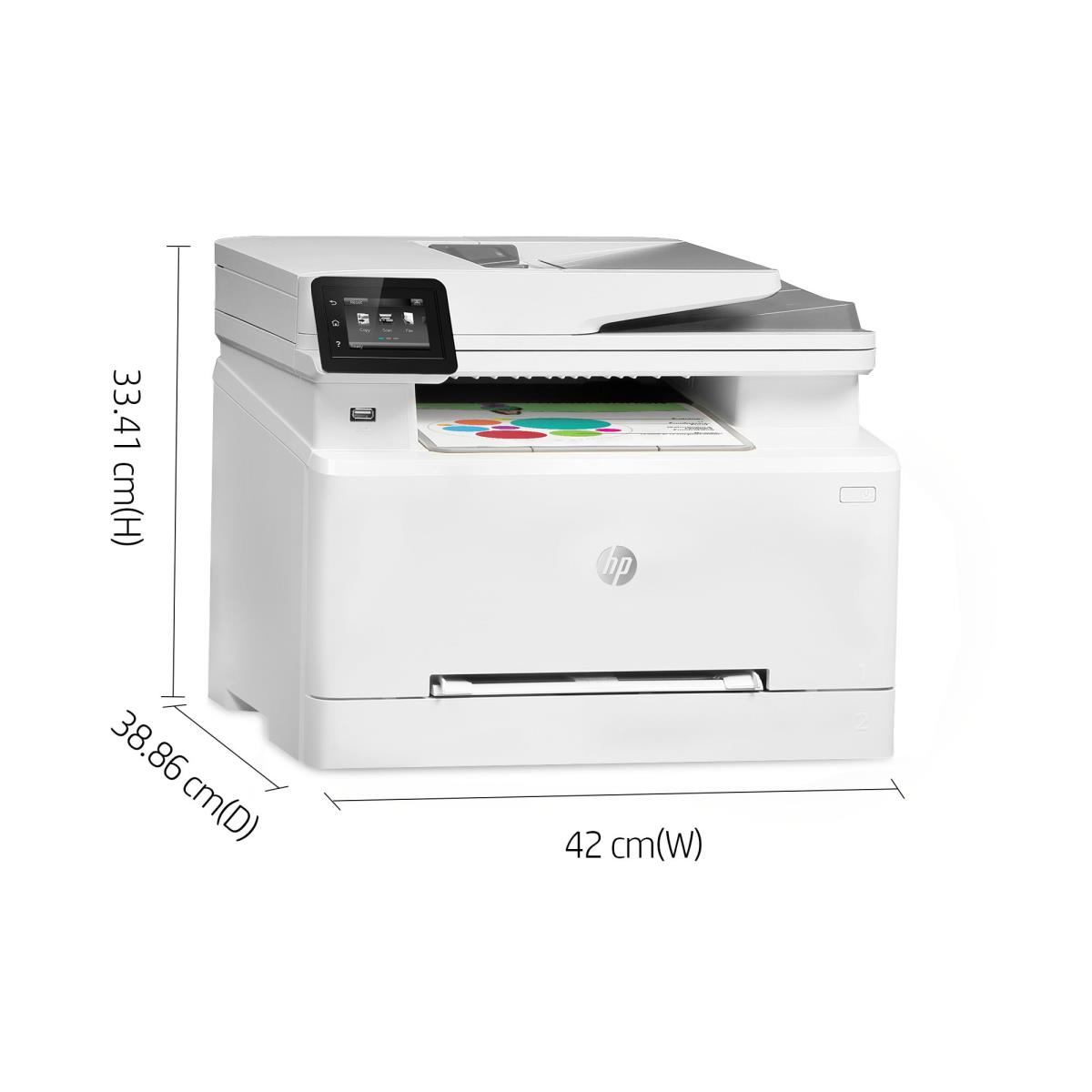 LaserJet Pro M282nw - Color Multifunction Printer - Laser - A4 - USB / Ethernet /Wi-Fi