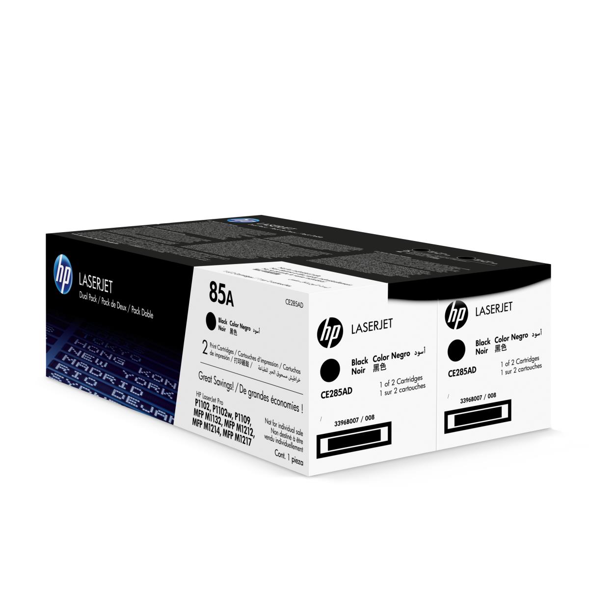 Toner Cartridge - No 85A - 1.6k Pages - Black - Dual Pack