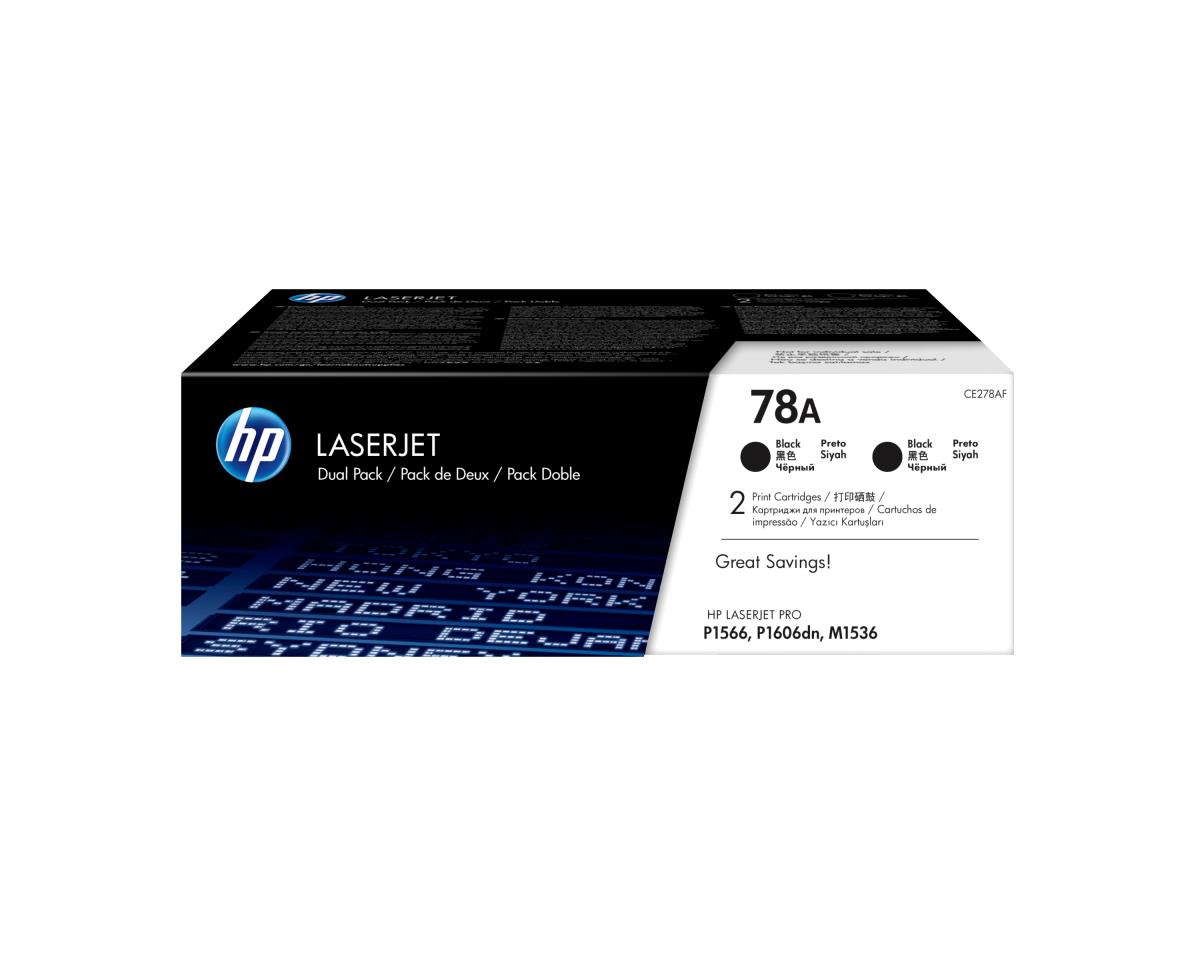 Toner Cartridge - No 78A - 2.1k Pages - Black - Dual Pack