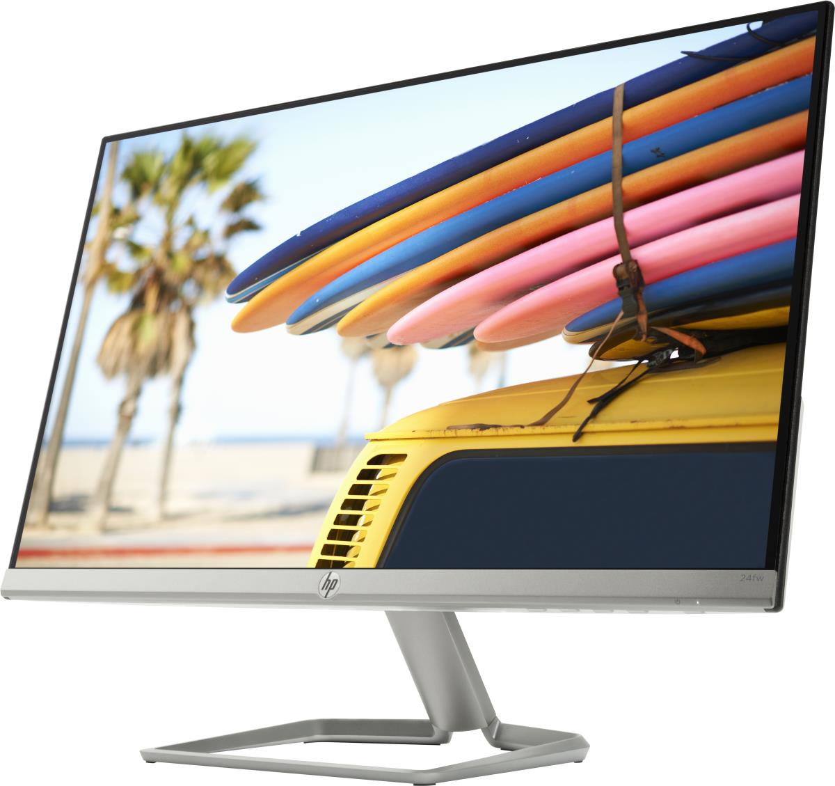 Desktop Monitor - 24fw - 24in - 1920x1080 (FHD) - IPS - Ultraslim w/Audio