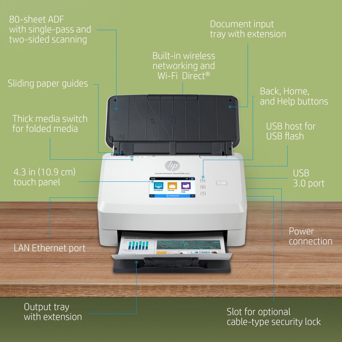 ScanJet Ent Flow N7000 snw1 Scanner