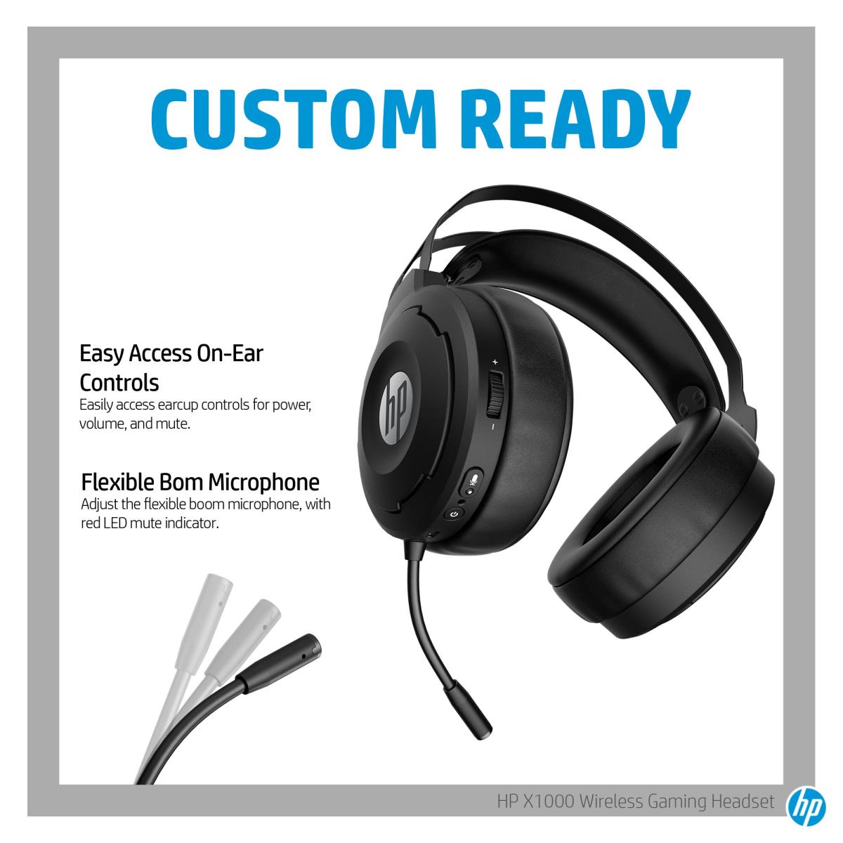 Headset X1000 Gaming - Stereo - Wireless - Black