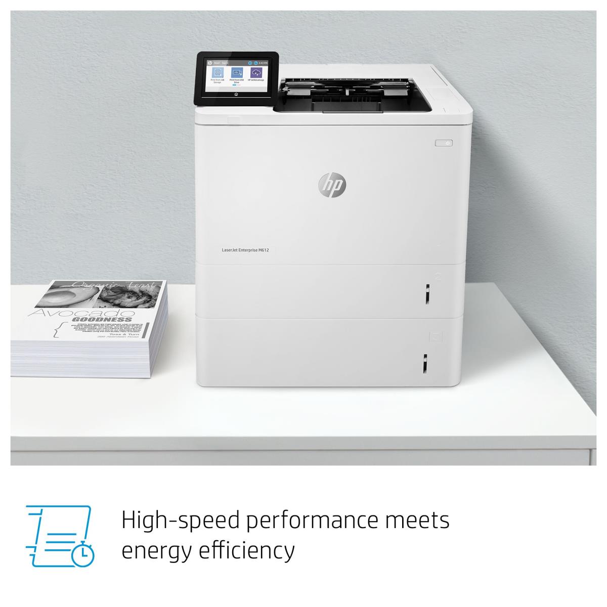 LaserJet Enterprise M612dn - Printer - Laser - A4 - USB / Ethernet