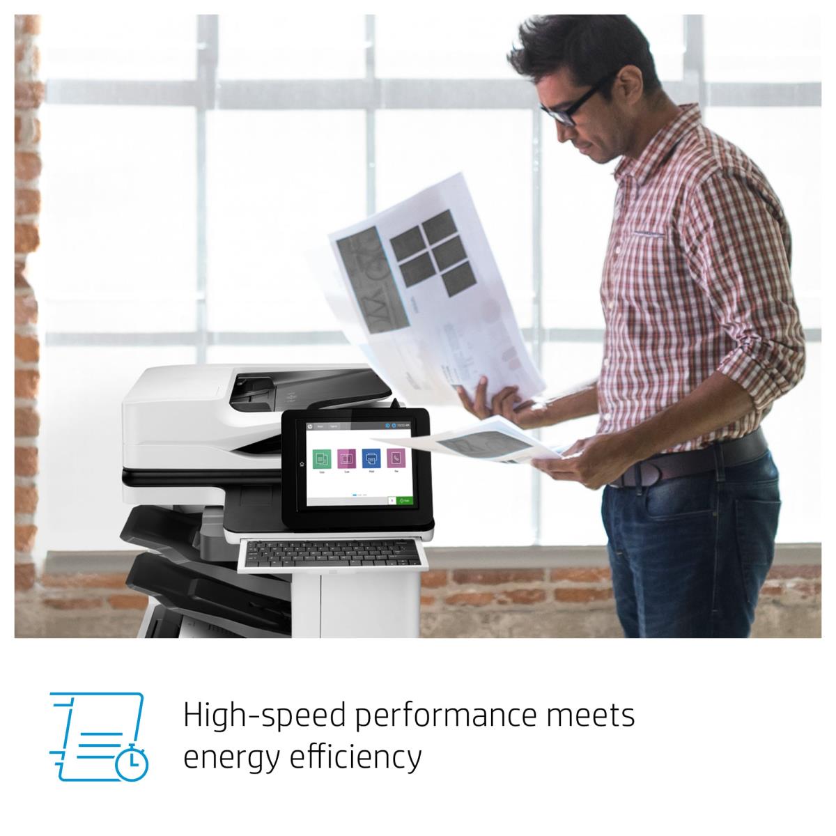 LaserJet Enterprise Flow M636z - Multifunction Printer - Laser - A4 - USB / Ethernet