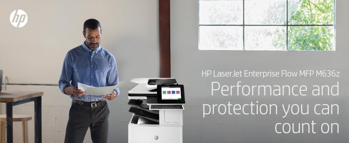 LaserJet Enterprise Flow M636z - Multifunction Printer - Laser - A4 - USB / Ethernet