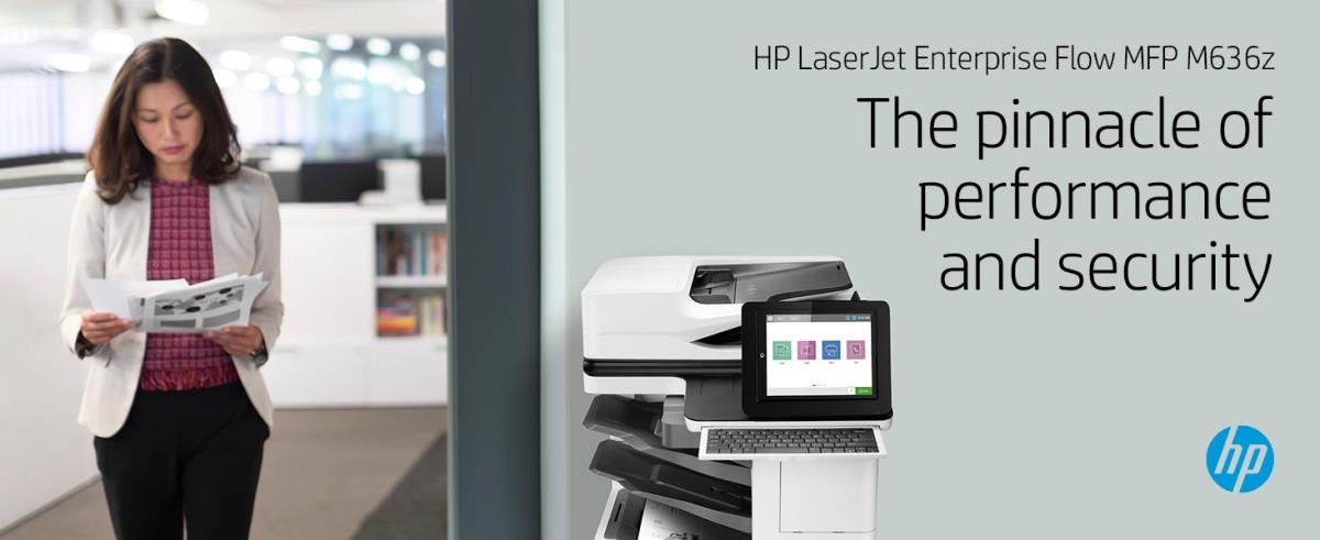 LaserJet Enterprise Flow M636z - Multifunction Printer - Laser - A4 - USB / Ethernet