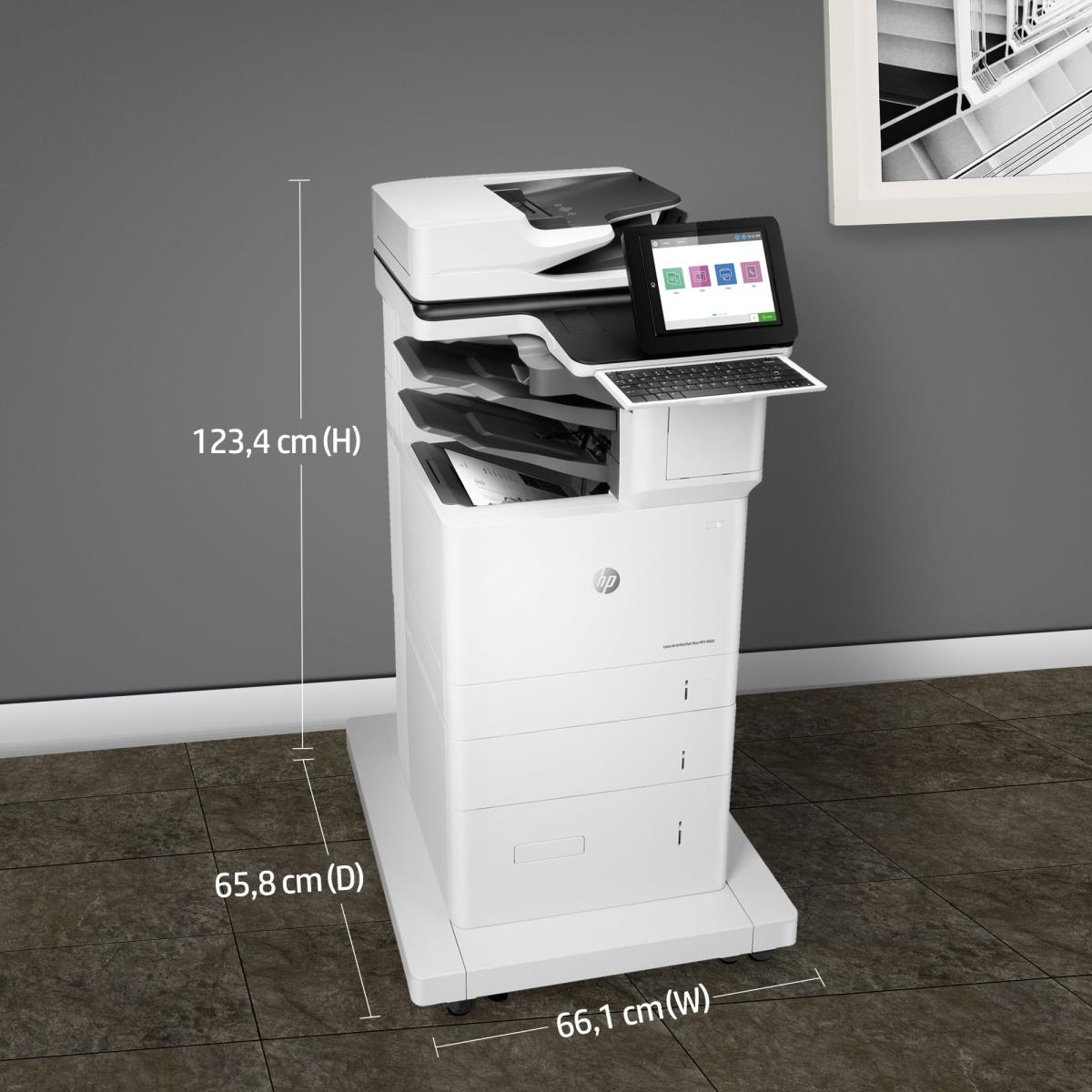 LaserJet Enterprise Flow M635z - Multifunction Printer - Laser - A4 - USB / Ethernet