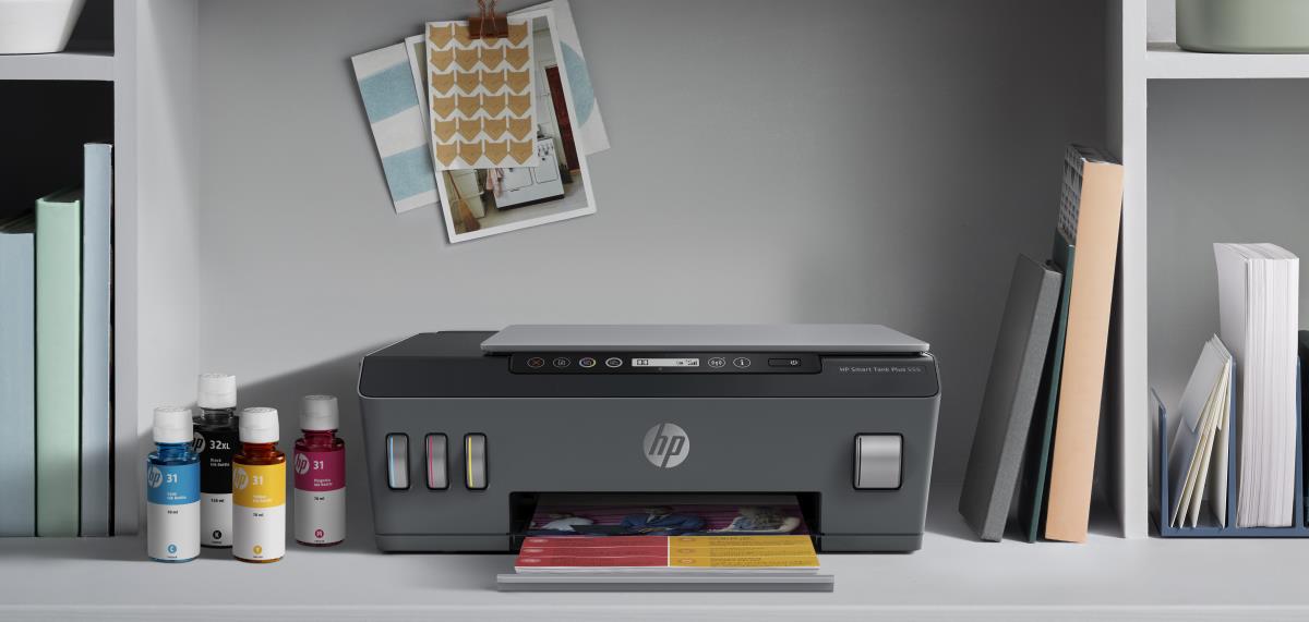 Smart Tank Plus 555 Wireless - All-in-One Printer - Inkjet - A4 - USB / Wi-Fi / Bluetooth